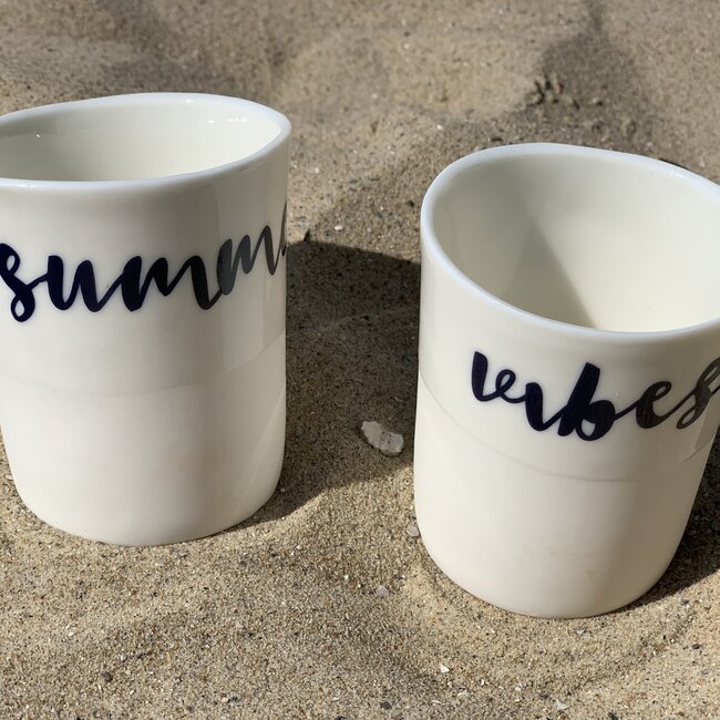 A cup  with your name, word is so personal and unique.