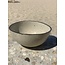 LS-design  Bowl in the shape of a hemisphere handmade in ceramic with black hand-painted edge