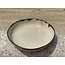 LS-design Bowl handmade in ceramic from Pottery craft clay with a black handpainted  edge