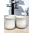 LS-design Tasse en porcelaine blanche. Forme artisanale qui respire la classe et orne sa simplicité. Chaque tasse creuse est unique.