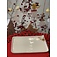 artisann Porcelain handmade Christmas service with accents of golden stars and a Christmas tree