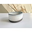 K-design Handmade Ceramic IND!A bowl made of gray clay with a very refined glaze