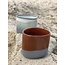 K-design Handmade Ceramic IND!A cup made of gray clay with a very refined glaze Handmade Ceramic