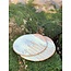 artisanni Handmade round presentation plate “Linea” from the “Chefs Artisann i-line” with the Sunset glazes