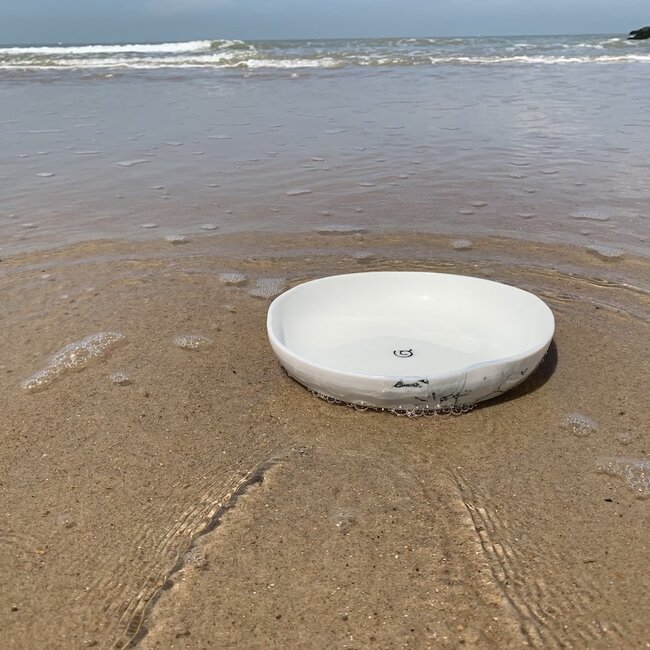 Porcelain handmade bowl, Bulles