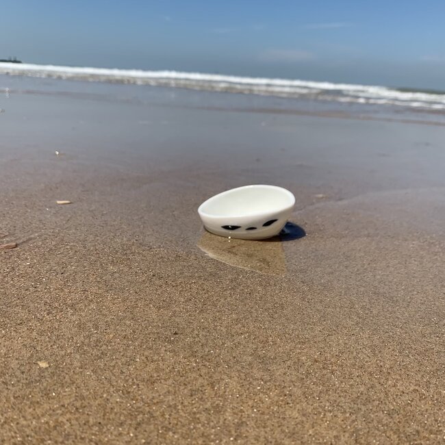 Bol en porcelaine faite à la main, Vagues