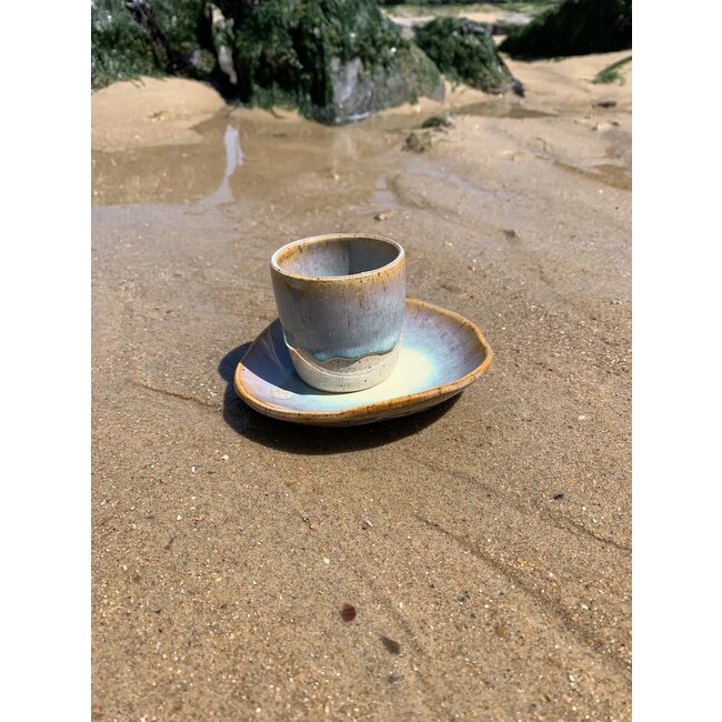 artisann Contemporary, handmade ceramic cup from the tableware and collection “Sunset"