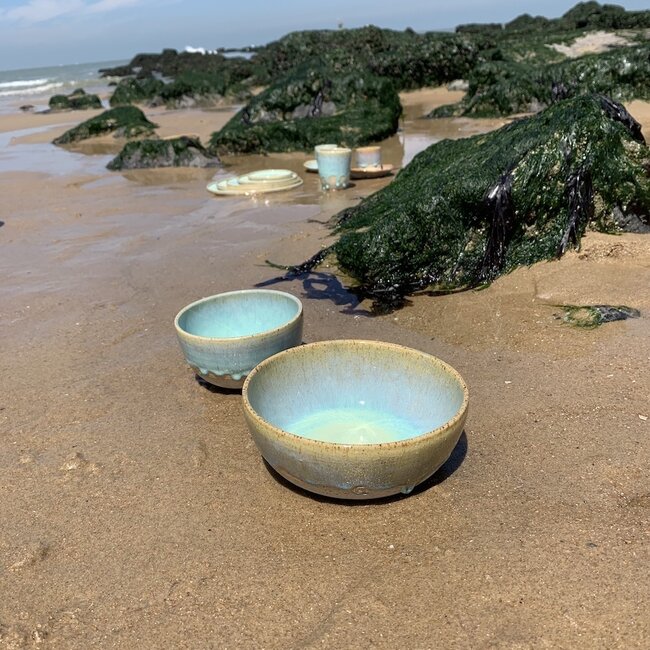 Ceramic handmade bowl, Lagune