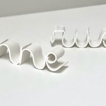 A name, word in porcelain is custom made. Immortalize your unique moment: a birth, love, loss, friendship