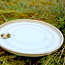 Handmade ceramic plate Beaufort, Blanche XL