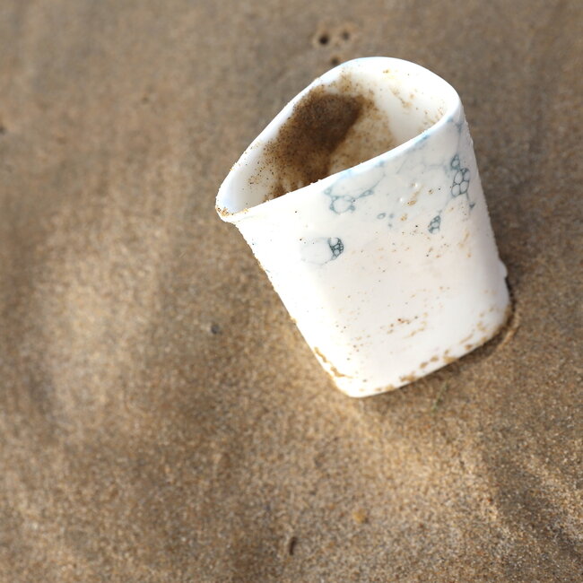 Porcelain handmade pitcher, Bulles