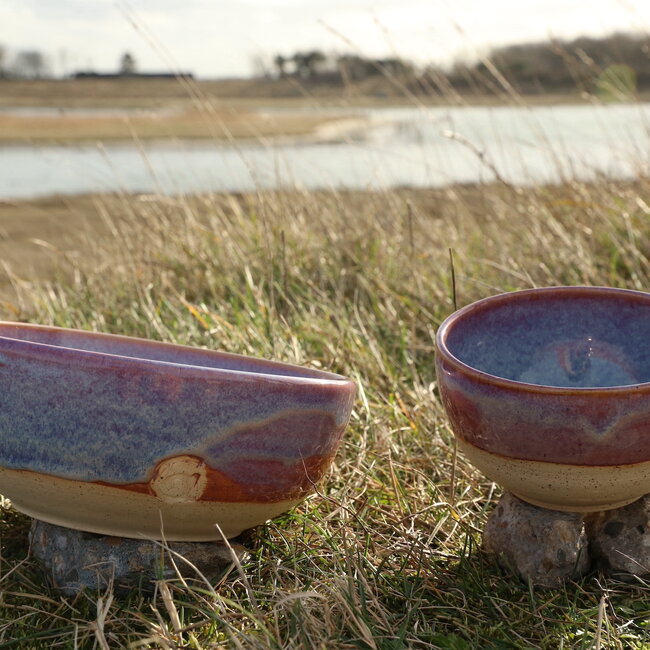 Ceramic handmade bowl, Sunrise
