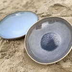 Handmade ceramic bowls for a salad, spaghetti, starter or dessert. So cozy and nice.