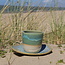 Ceramic handmade coffee cup, Mint