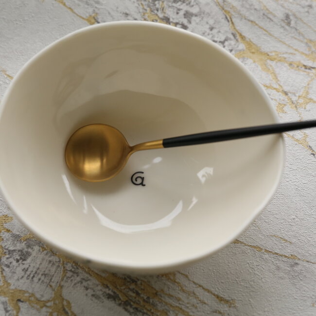 Porcelain handmade bowl, Bulles