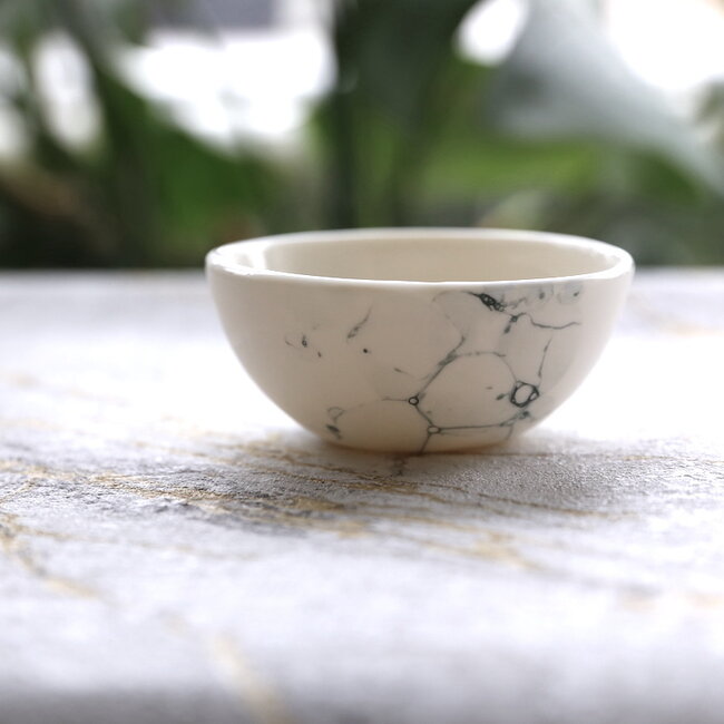 Bol contemporain en porcelaine 'Bulles'