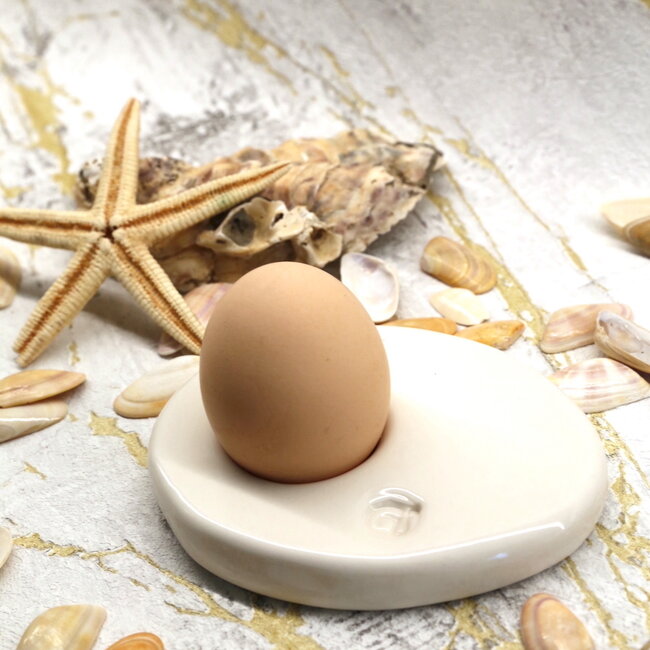 Handmade porcelain egg cup