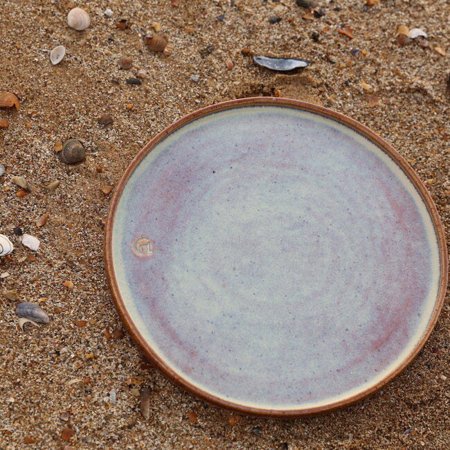 Assiette en céramique artisanale, Sunrise