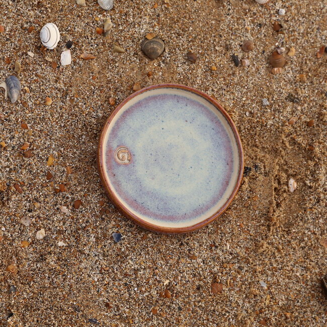 Assiette en céramique artisanale, Sunrise