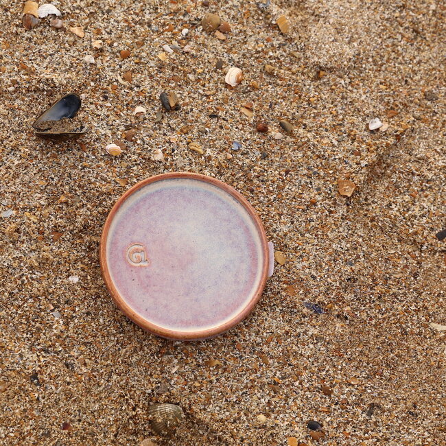 Keramisch handgemaakt bord, Sunrise