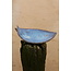 artisann Blue ceramic scale in the shape of a fish. Original dish for meats, cheese, appetizers, sushi ...