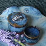 Belgian handmade ceramic tableware with unique glazes