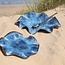Keramisch handgemaakt schaal Wave, Beach