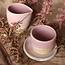 Ceramic handmade coffee cup, Pink