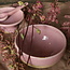 Bol en céramique artisanale, Rose