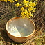 Handmade ceramic bowl, Mustard