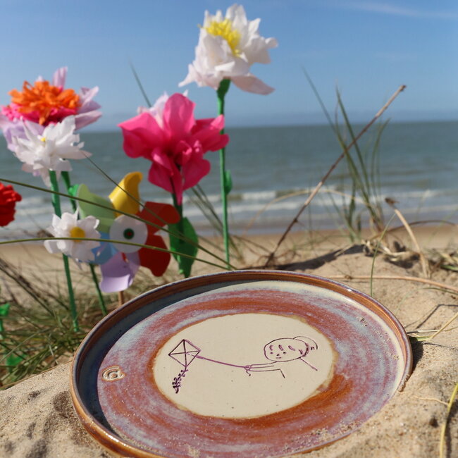 Assiette artisanal céramique pour enfant "Emilia"
