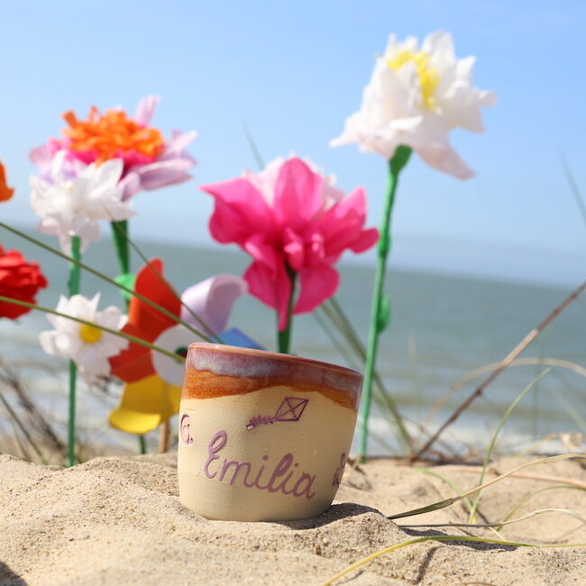 Handmade ceramic children's cup "Emilia"