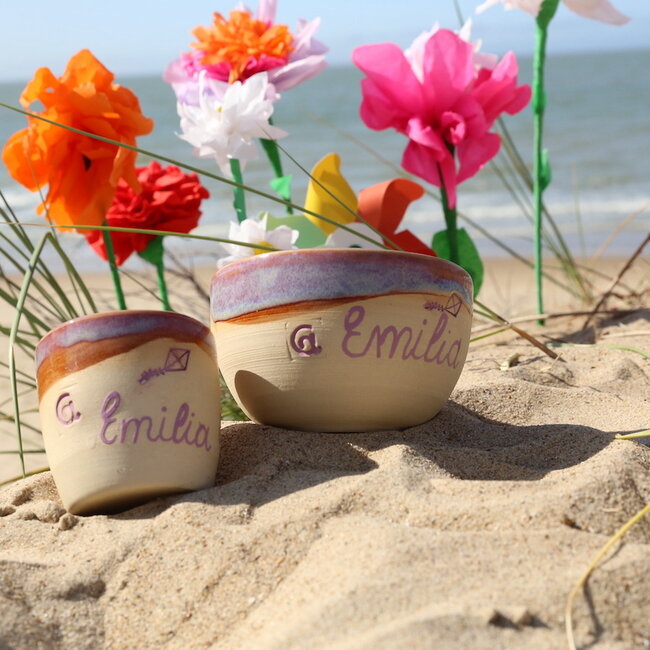 Handmade cup from our children's service "Emilia"