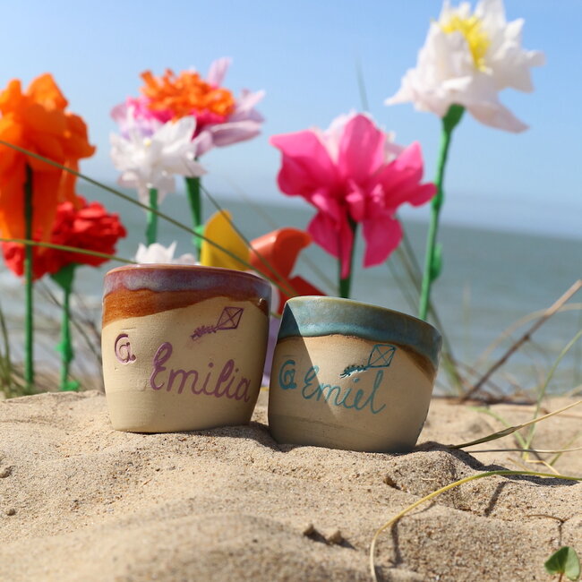 Handmade cup from our children's service "Emiel"