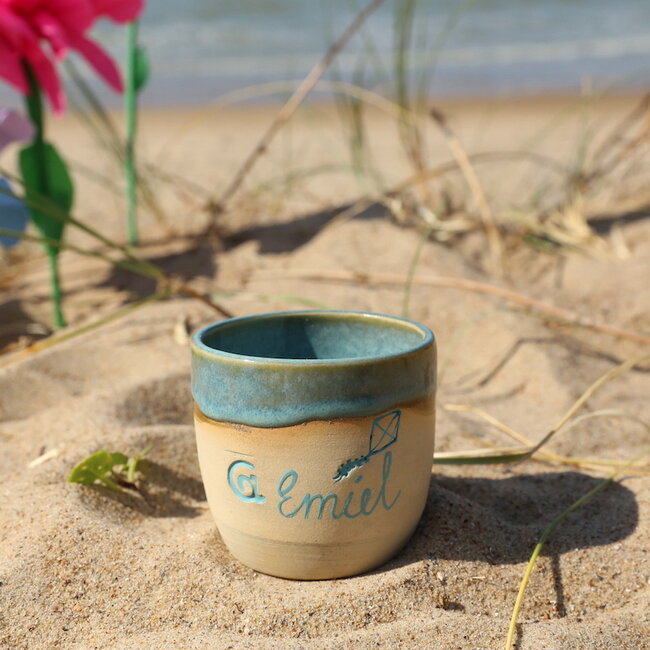 Handmade cup from our children's service "Emiel"