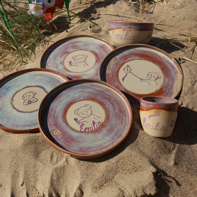 Handmade ceramic children's bowl "Emilia"