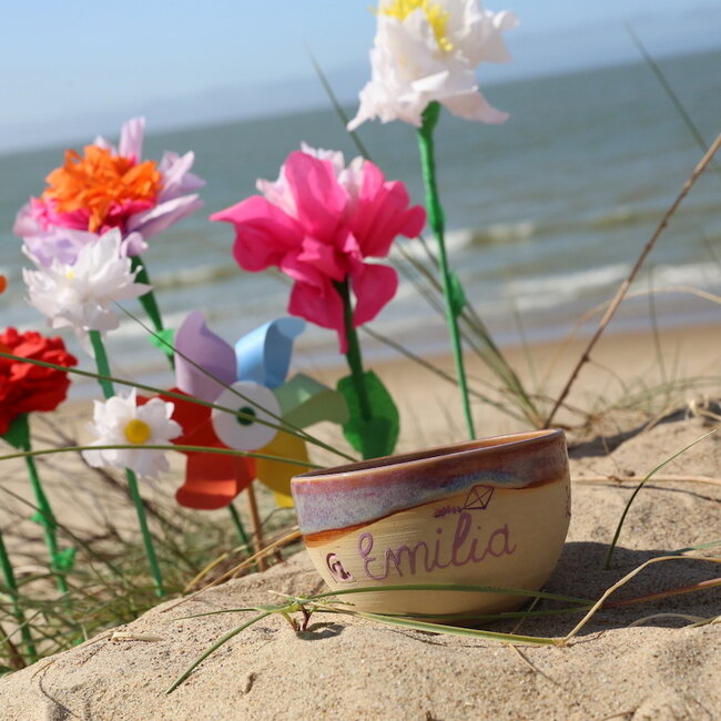 Handmade ceramic children's bowl "Emilia"