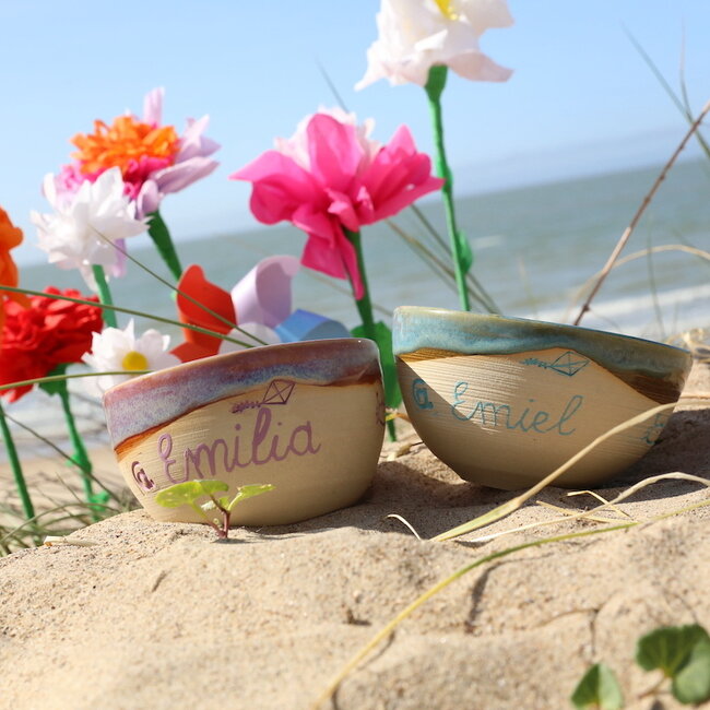 Handmade bowl "Emiel" children's service