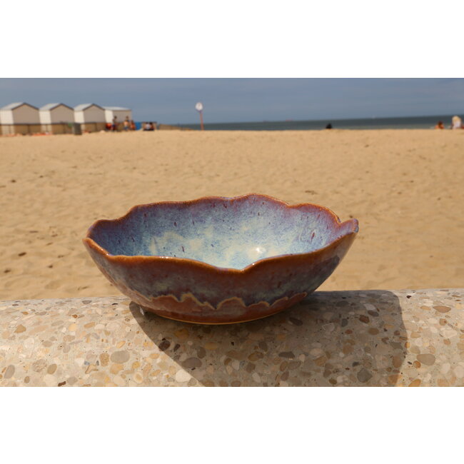 artisanni Unique, exclusive handmade large Sunrise bowl for your kitchen or table
