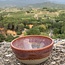 Ceramic handmade bowl, Sungreen