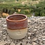 Ceramic handmade coffee cup, Sungreen