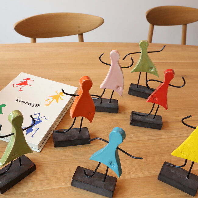 Art represented by a handmade ceramic statue is the symbol of unity, friendship, love, happiness, ... and so much more.