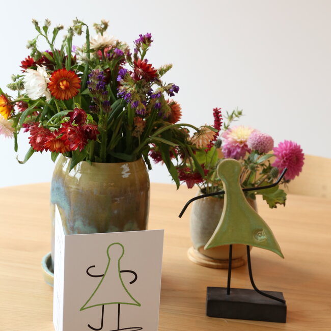 Art represented by a handmade ceramic statue is the symbol of unity, friendship, love, happiness, ... and so much more.