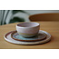 artisann Bowl contemporain fait main en céramique du service "Rose"