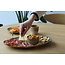 artisanni Assiette en céramique faite main Couteau Sunset idéale comme assiette à poisson ou présentation pour un usage quotidien ainsi que pour des restaurants
