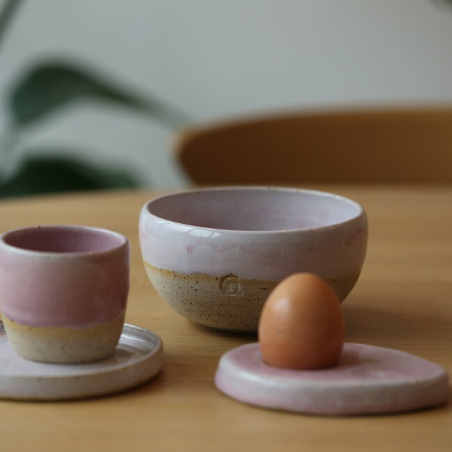 Set de petit-déjeuner: Rose