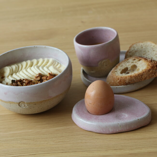 Set de petit-déjeuner: Rose