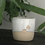 artisann Handmade white ceramic cup from the tableware “White Love" with a little heart