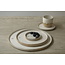 artisann Handmade white ceramic plate from the tableware and collection “White Dunes"