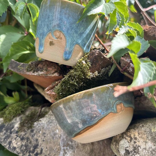 Ceramic handmade bowl, Mint